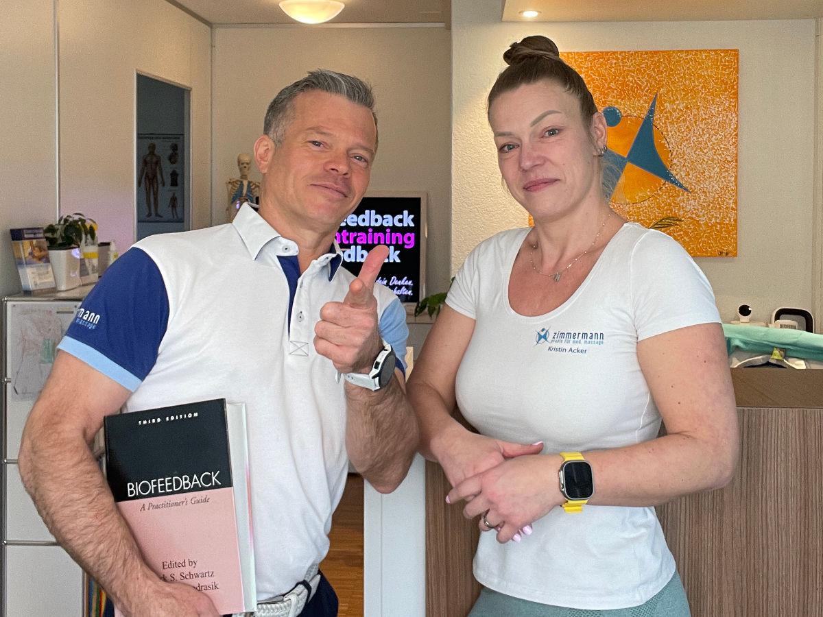 Tino Zimmermann und Kristin Acker – Praxis für medizinische Massage Zug